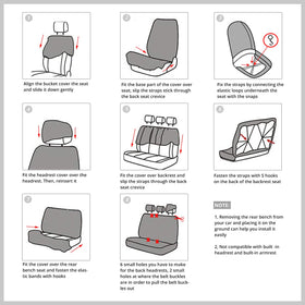AUTOFAN lifestyle shot zebra covers enhancing cabin appearance