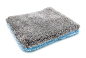 Autofiber Flat Out in use washing car door demonstrating gentle swirl-free cleaning