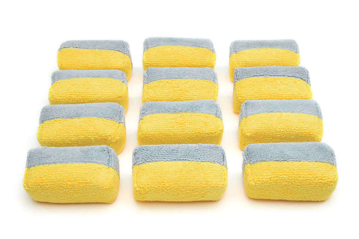 Autofiber Mini front view showing 12-pack gold gray applicators and neat packaging benefit: easy storage