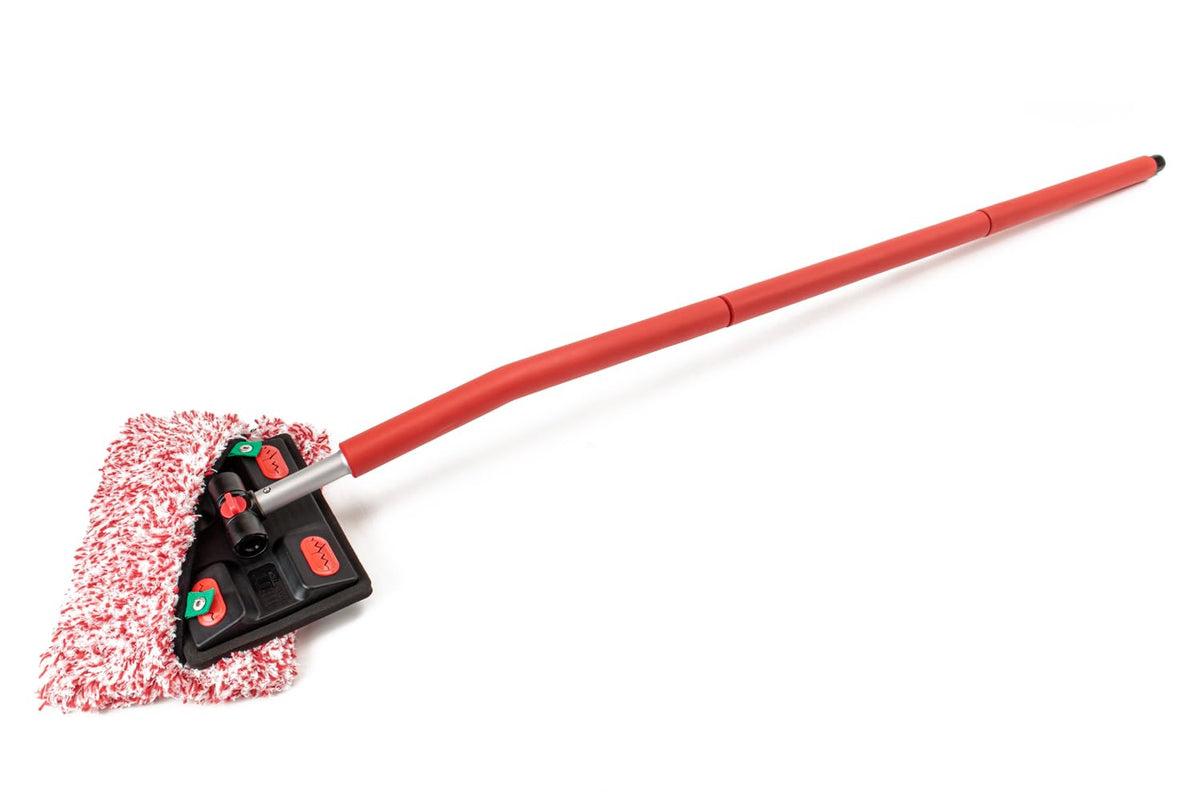 Autofiber front view of Mitt on a Stick PRO+ showing complete tool and benefits