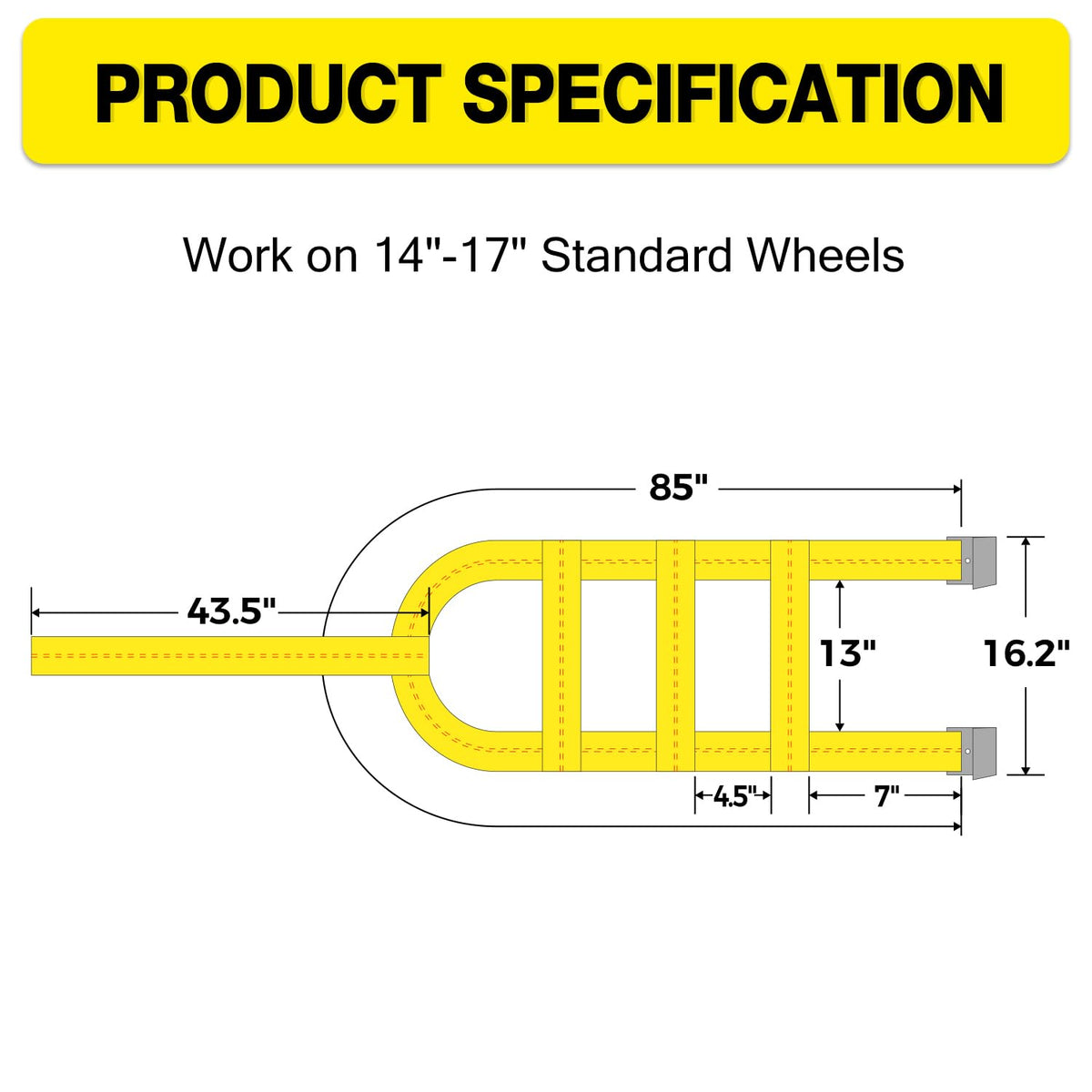 Autofonder flat hook detail emphasizing rust-resistant finish and reliable attachment