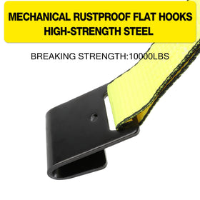 Autofonder strap beside a 15-inch tire showing fit for 14-17 inch wheels and scale
