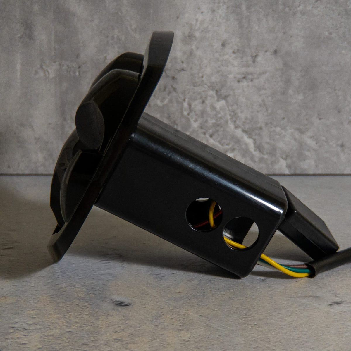 Autogem installed during daytime showing sleek black finish that protects receiver