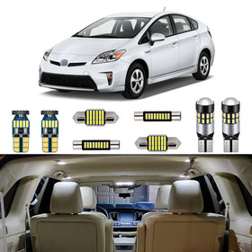 AUTOGINE front packaging showing full 10-piece Prius LED kit and quick install benefit