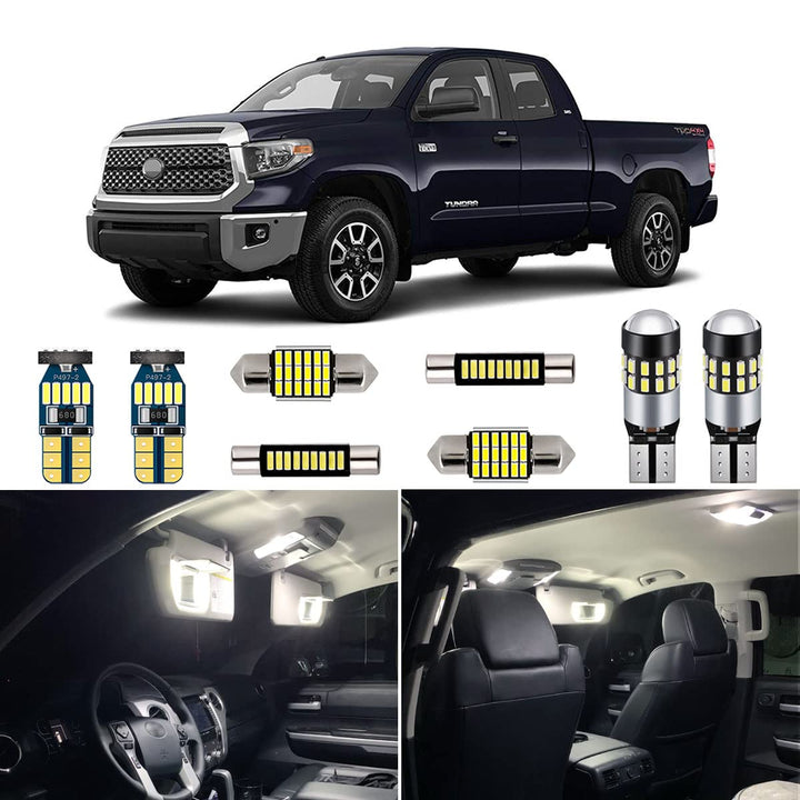 AUTOGINE front packaging showing complete Tundra LED kit and quick install benefit