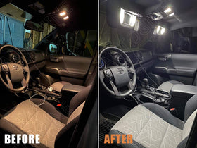 AUTOGINE installed map and dome lights improving cabin visibility and modern look