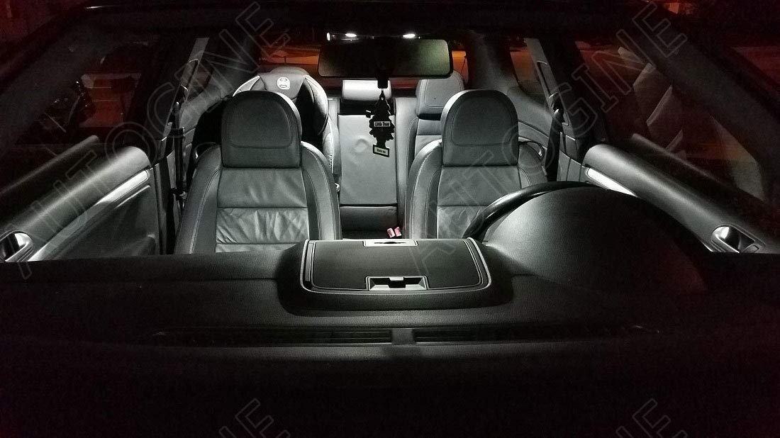 AUTOGINE license plate LED installed for improved rear visibility