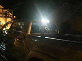 AUTOGINE license plate lights installed providing crisp white illumination and safety