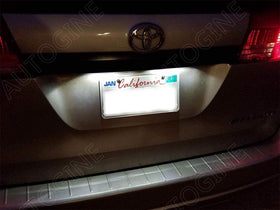 AUTOGINE interior night shot demonstrating xenon-white LEDs improving cabin clarity