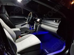 AUTOGINE vanity mirror LED lit in Prius improving makeup and detail visibility