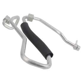 AUTOKAY A/C pipe beside ruler illustrating accurate length and scale for fit verification