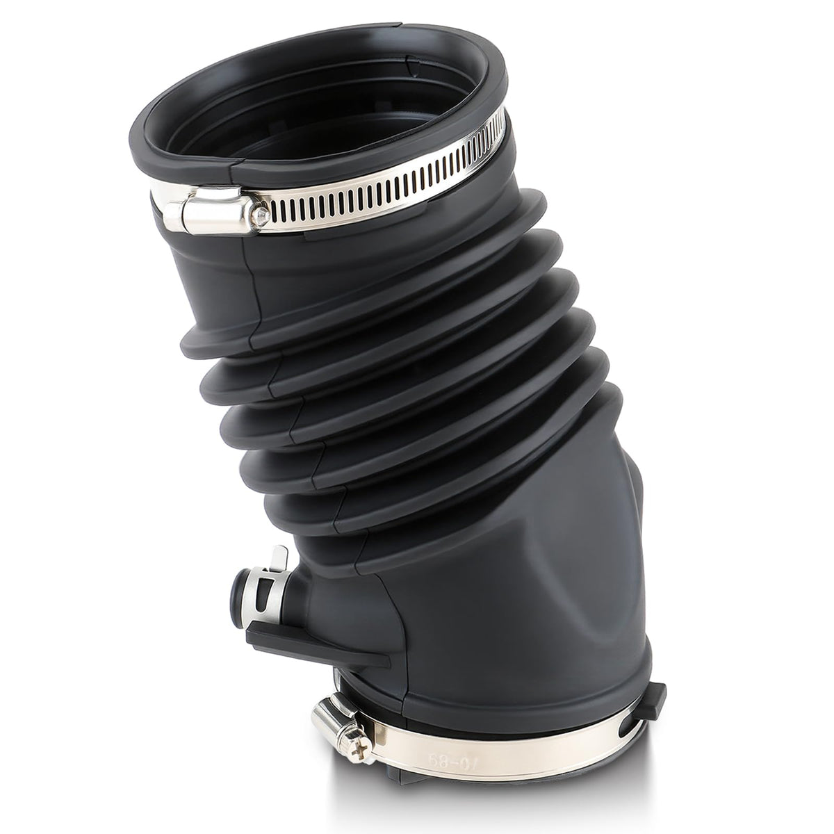 AUTOKAY front view of intake hose showing correct fit benefit