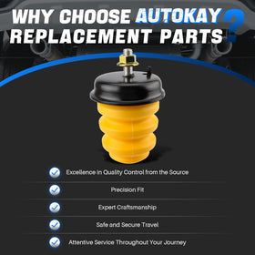 AUTOKAY bump stop during installation illustrating simple DIY fitment and time savings