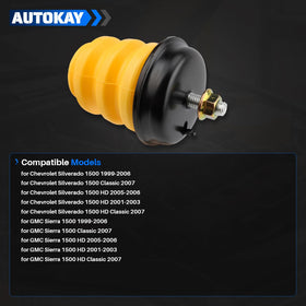 AUTOKAY pair installed on rear axle demonstrating correct position and reduced metal contact