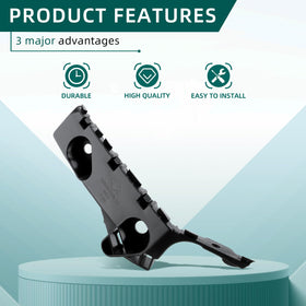 AUTOKAY driver-side retainer close-up highlighting secure mount benefit