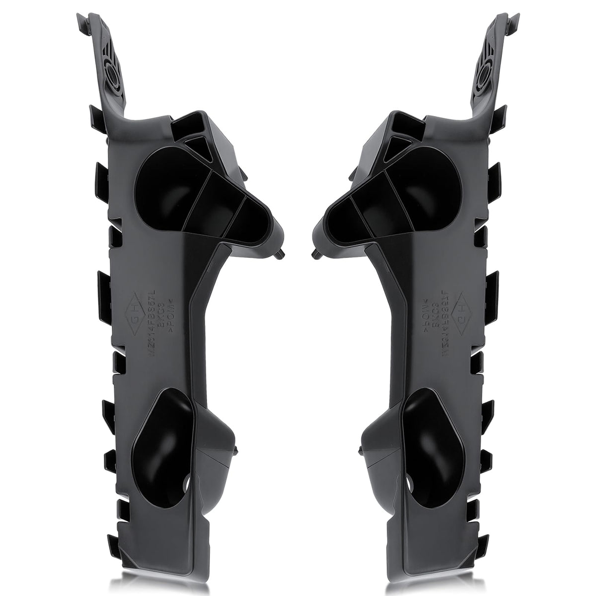 AUTOKAY front packaging showing both bumper retainer brackets and benefits