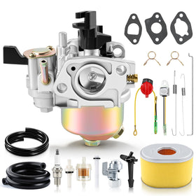 AUTOKAY carburetor front view showing mount points and fitment benefit