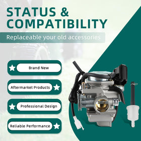 AUTOKAY installed on scooter engine demonstrating direct-replacement convenience