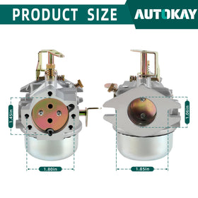 AUTOKAY carburetor mounting flange and bolt pattern, helps confirm correct engine fit