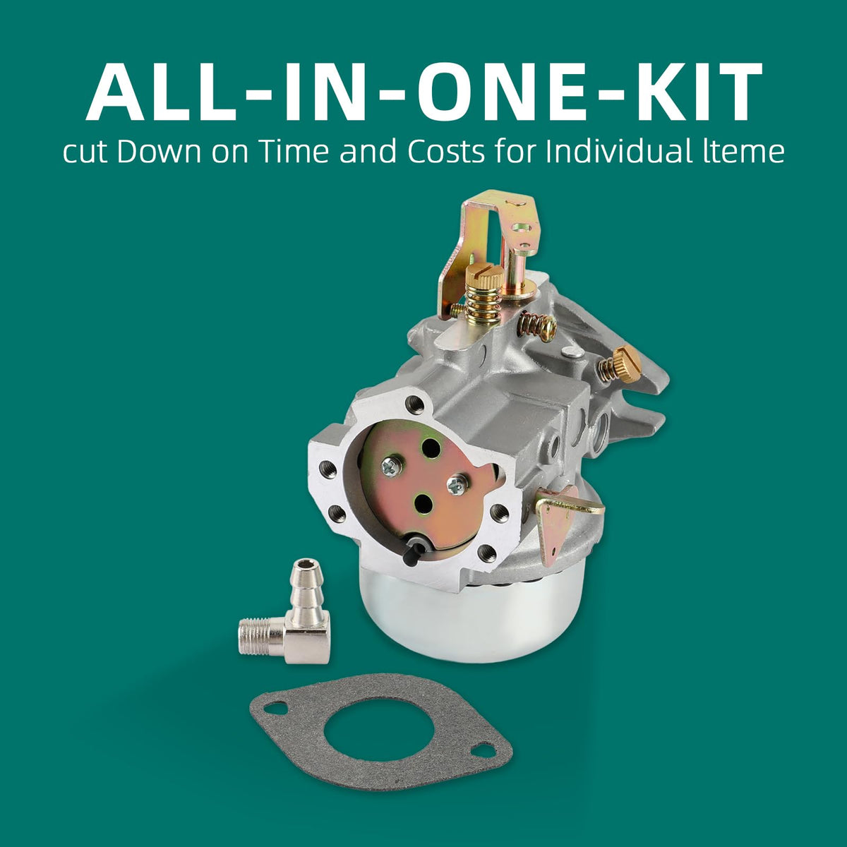 AUTOKAY carburetor next to hand tools for scale, helps assess size and installation requirements