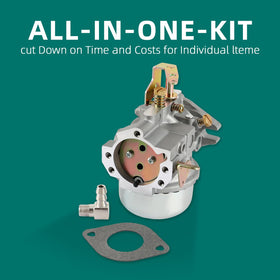 AUTOKAY carburetor next to hand tools for scale, helps assess size and installation requirements