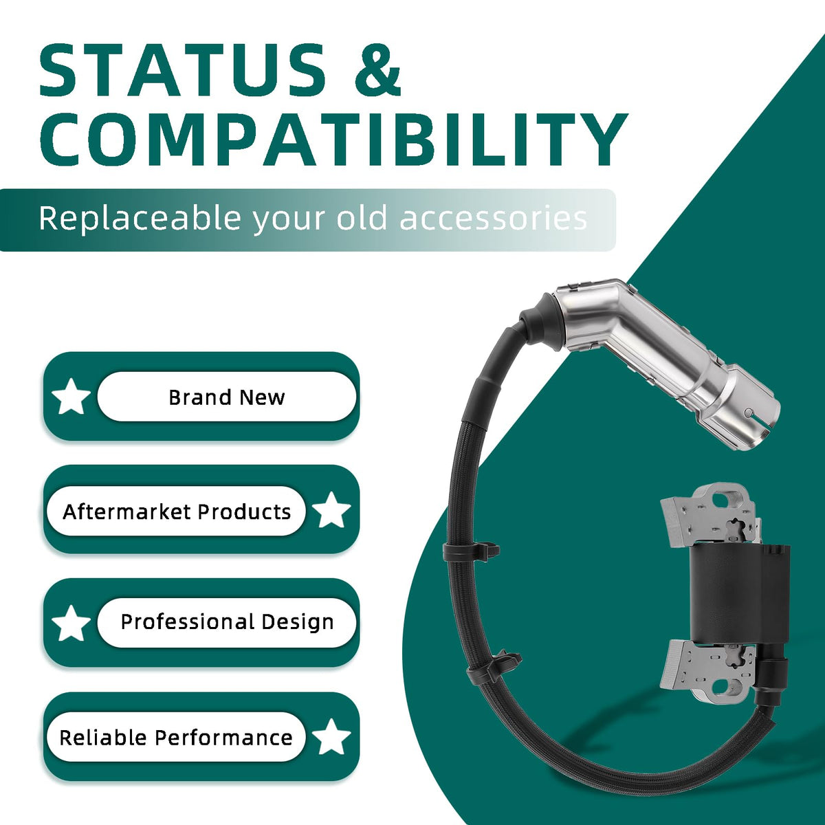 AUTOKAY coil side profile with label for easy part identification benefit