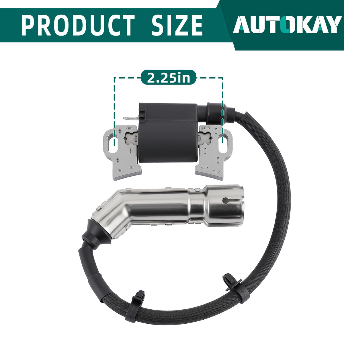 AUTOKAY coil spark lead connector detail for reliable electrical contact