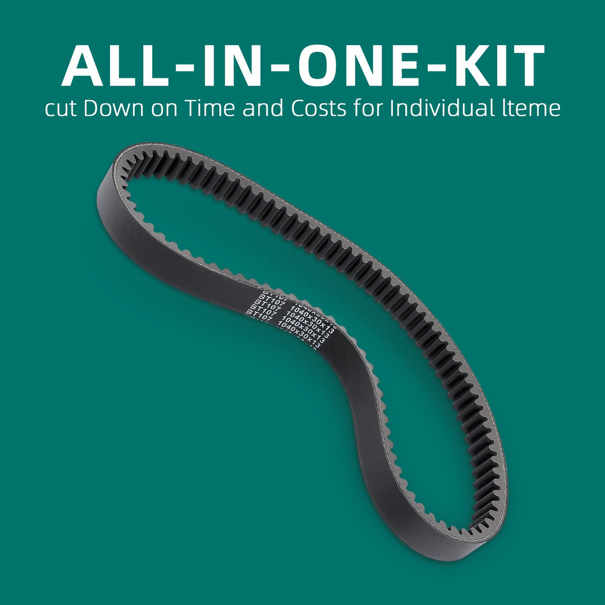 AUTOKAY drive belt staged in workshop showing readiness for replacement jobs