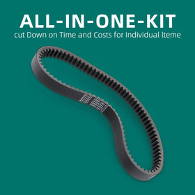 AUTOKAY drive belt staged in workshop showing readiness for replacement jobs