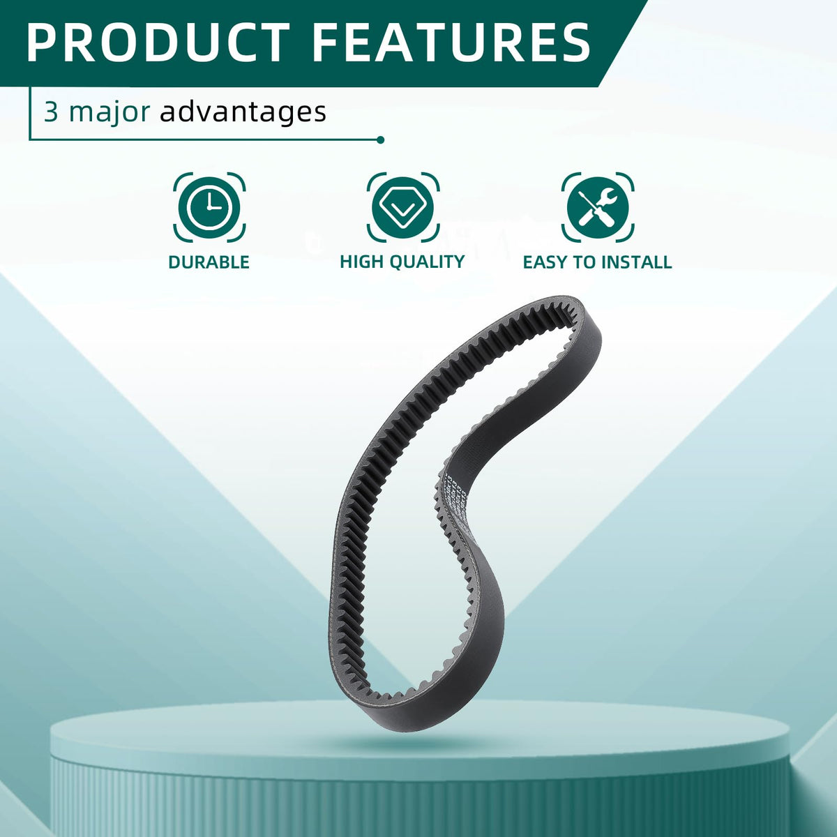 AUTOKAY packaged belt with label showing part numbers for easy identification