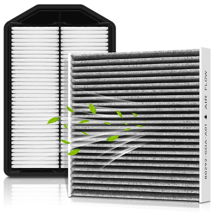 AUTOKAY front packaging showing both engine and cabin filters, convenient kit