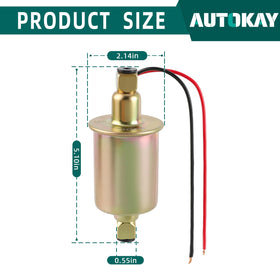AUTOKAY detailed fuel line connection showing hose clamp securement for dependable fuel flow