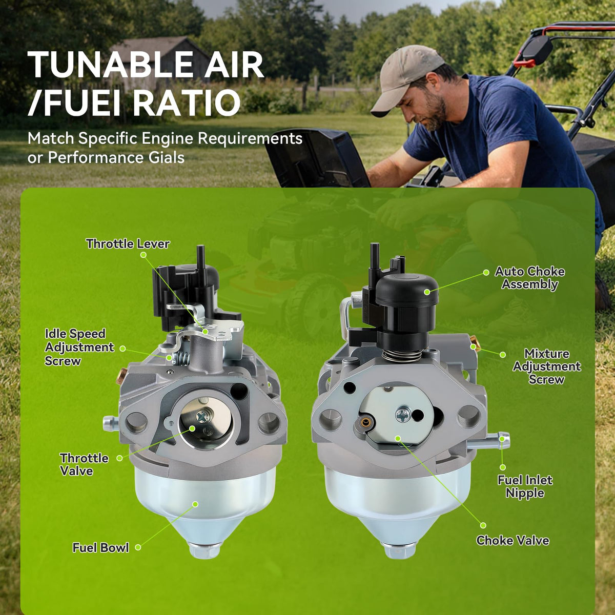 AUTOKAY fuel filter and fuel line close-up demonstrating contamination protection benefit
