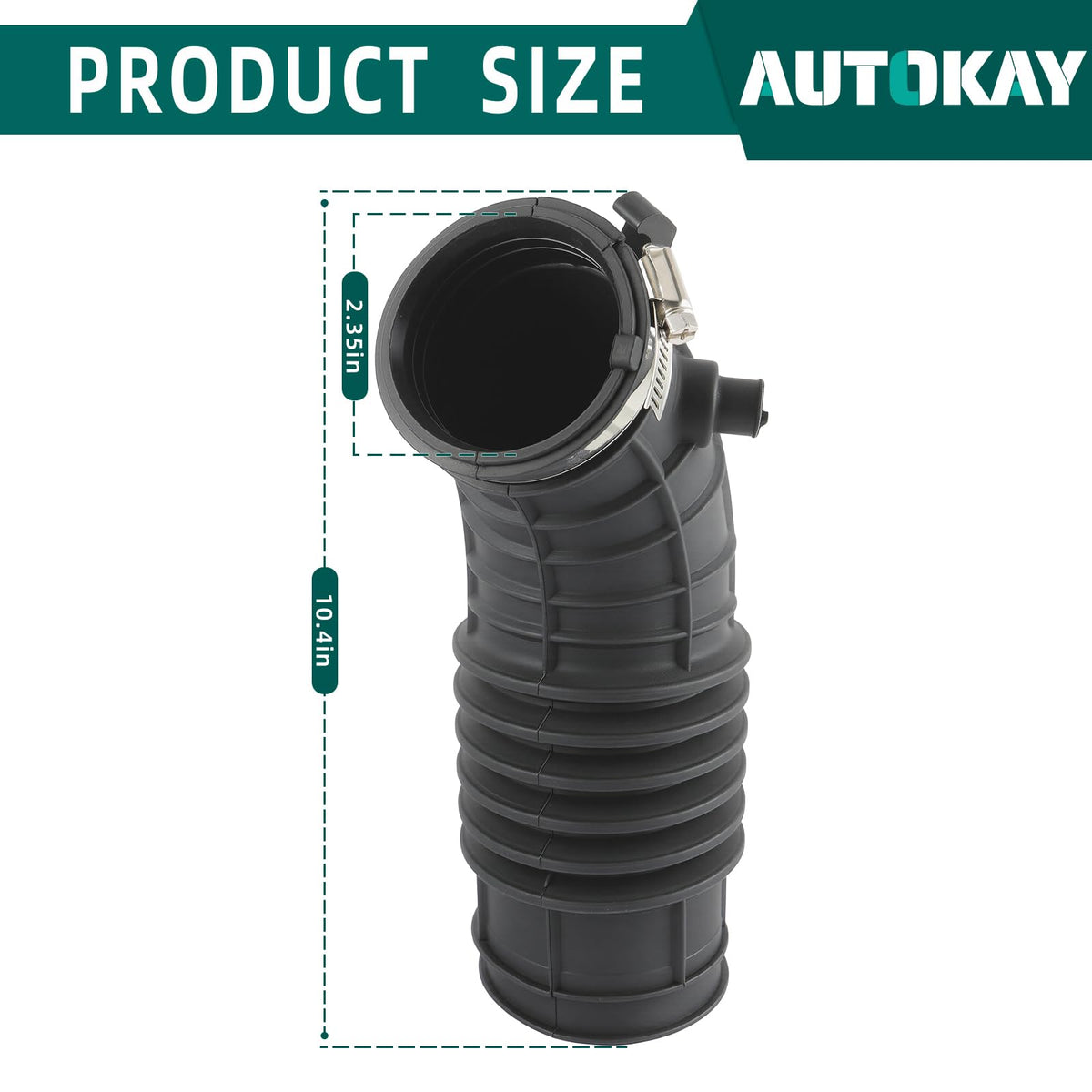 AUTOKAY hose full length and bend profile showing accurate routing match