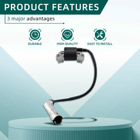 AUTOKAY ignition coil installed on engine demonstrating direct-fit replacement benefit