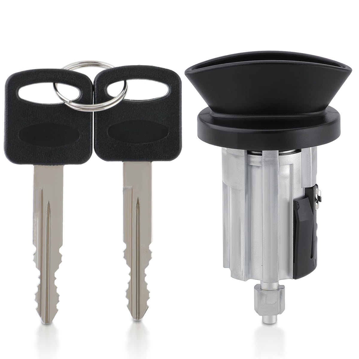 AUTOKAY front view of ignition cylinder showing mount and fit benefit