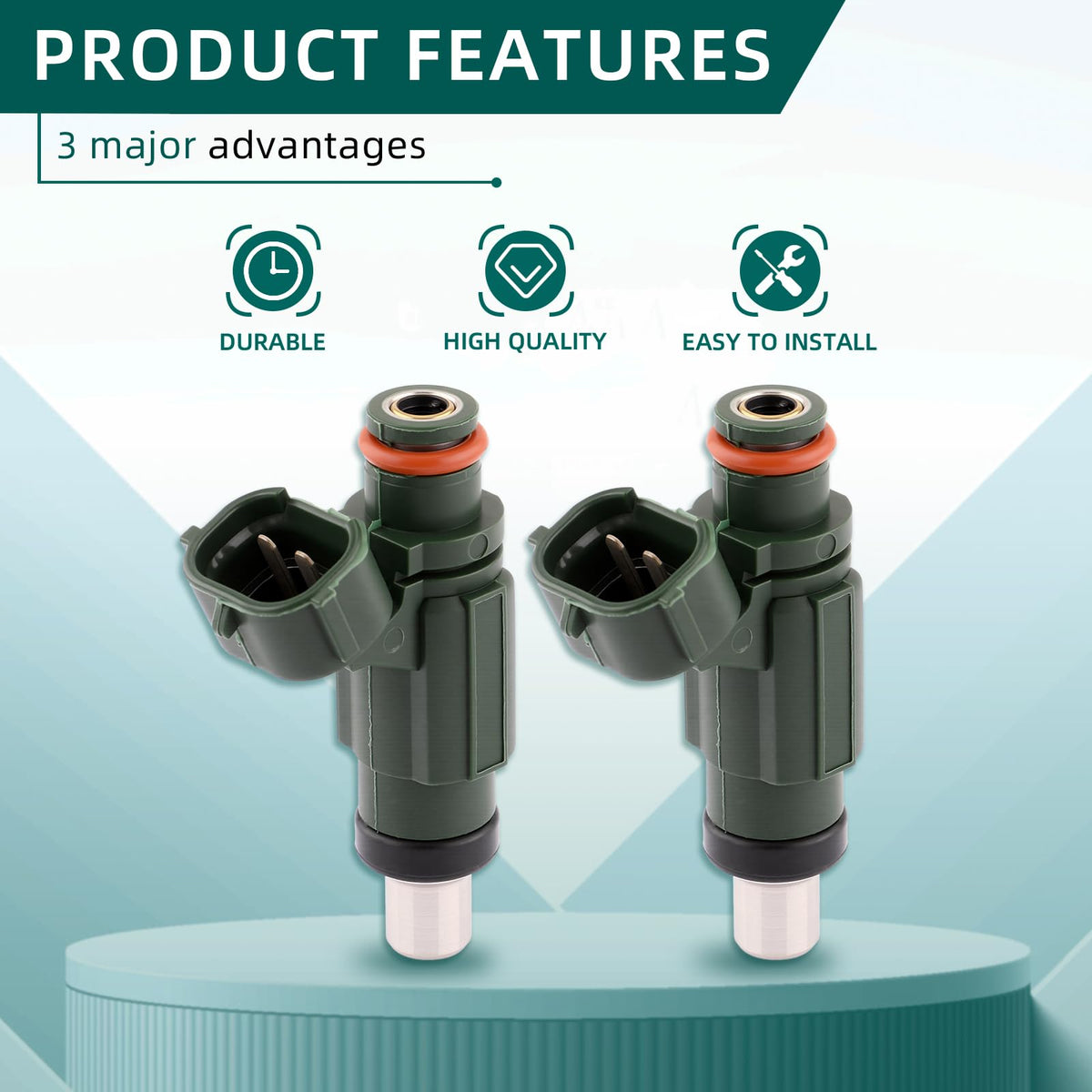 AUTOKAY injector installed on engine demonstrating direct-fit replacement benefit