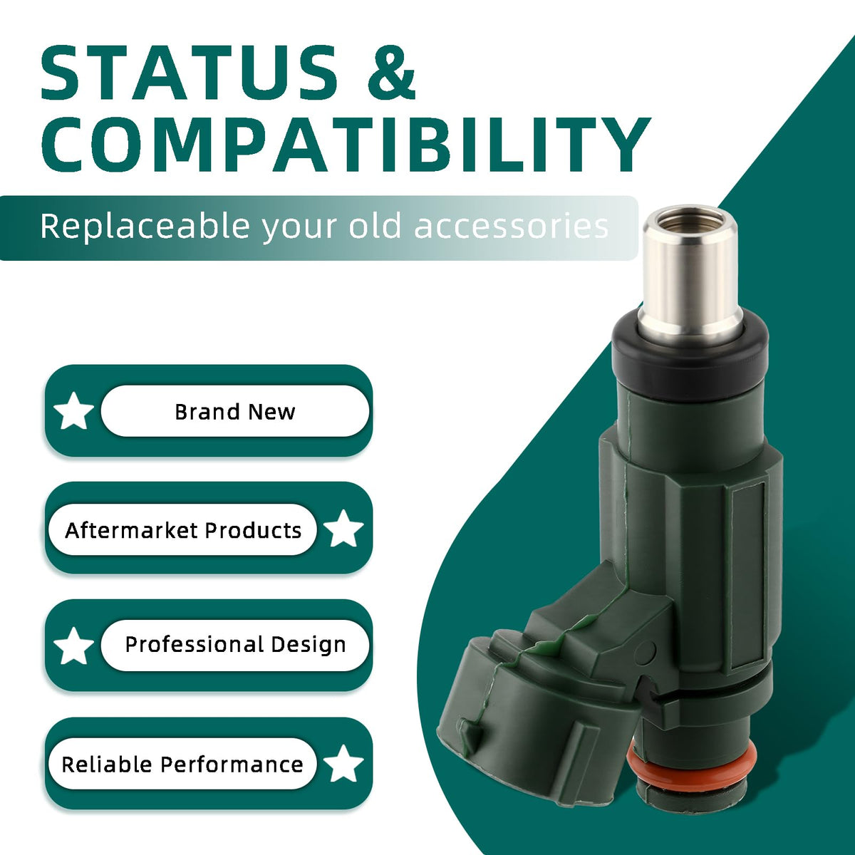 AUTOKAY injector next to coin for scale showing compact sizing advantage