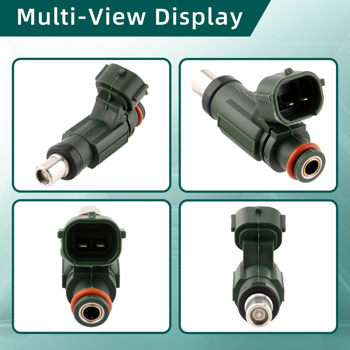 AUTOKAY injector nozzle close-up showing spray tip for improved atomization