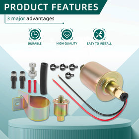 AUTOKAY label and specs plate on pump, clear product identification and correct voltage confirmation