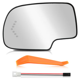 AUTOKAY left mirror front view showing clear reflective surface and improved visibility