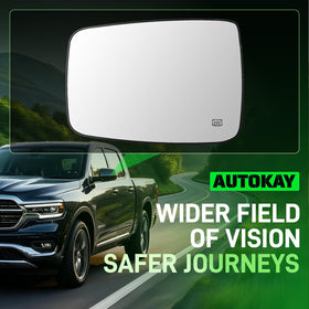 AUTOKAY lifestyle image in wet weather showing improved visibility while driving