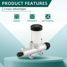 AUTOKAY master cylinder installed on a go-kart demonstrating straightforward swap-in benefit
