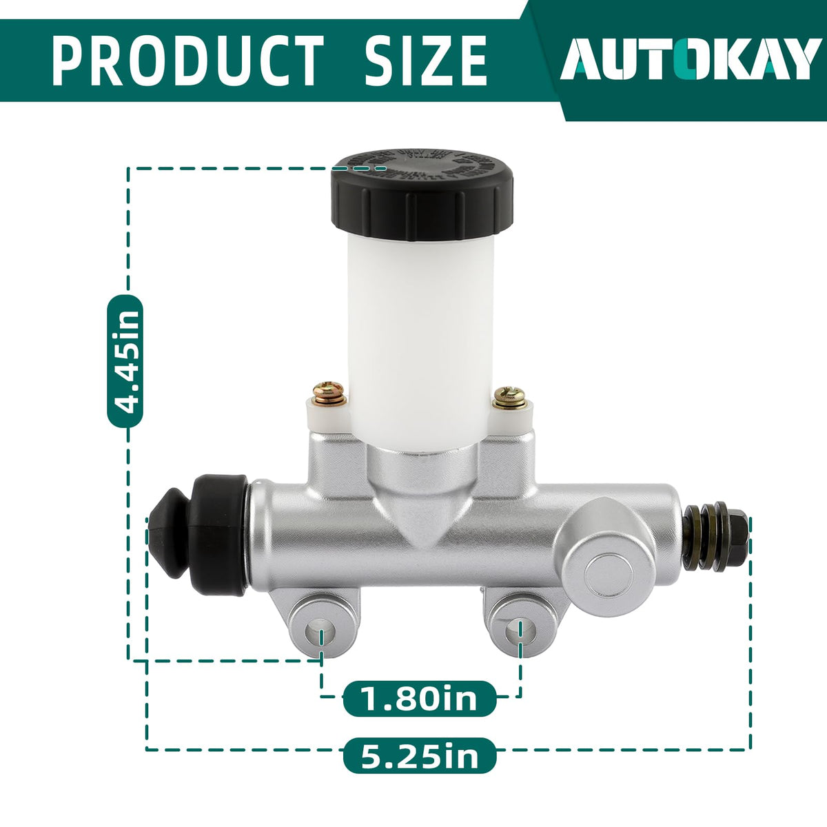 AUTOKAY mounting bolts spacing detail showing 1 3/4 inch centers for correct fitment
