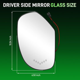 AUTOKAY mirror next to a hand for scale to confirm accurate size fit benefit