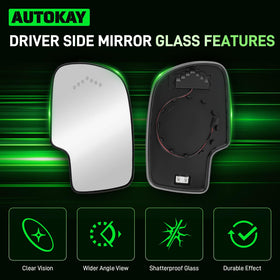 AUTOKAY detail of built-in turn signal improving side visibility and safety