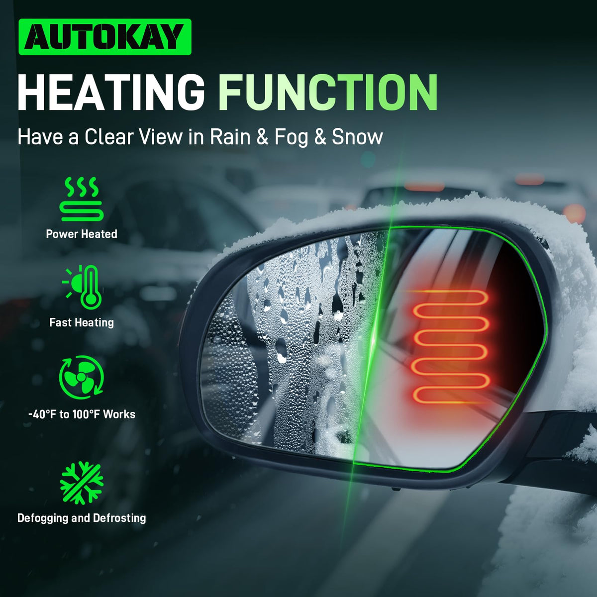 AUTOKAY wiring harness and connectors for simple plug-in compatibility benefit