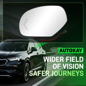 AUTOKAY illuminated turn signal at night improving nighttime visibility benefit