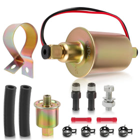 AUTOKAY side profile of pump showing electrical terminals and robust casing for durability