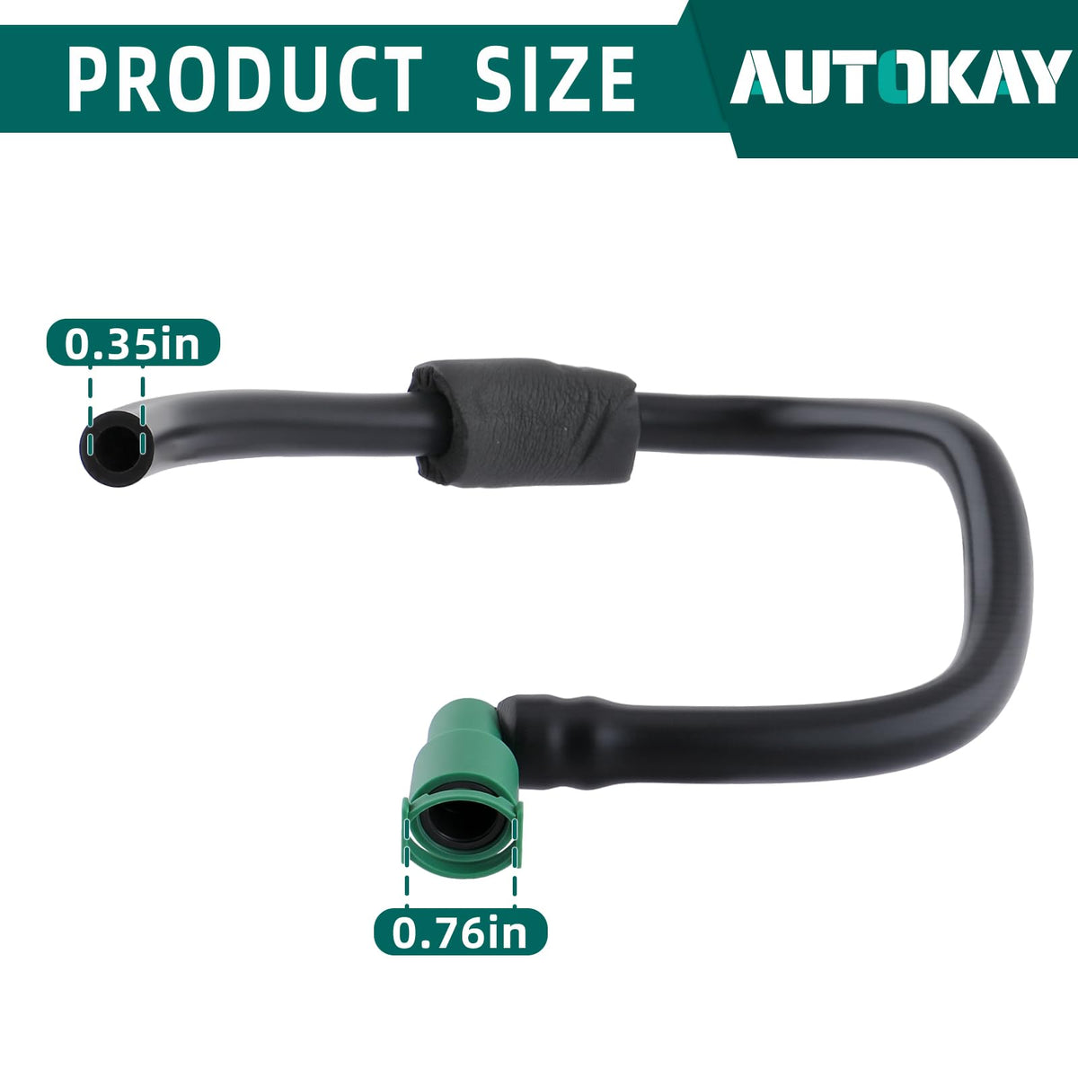 AUTOKAY hose material and texture detail demonstrating durable flexible construction